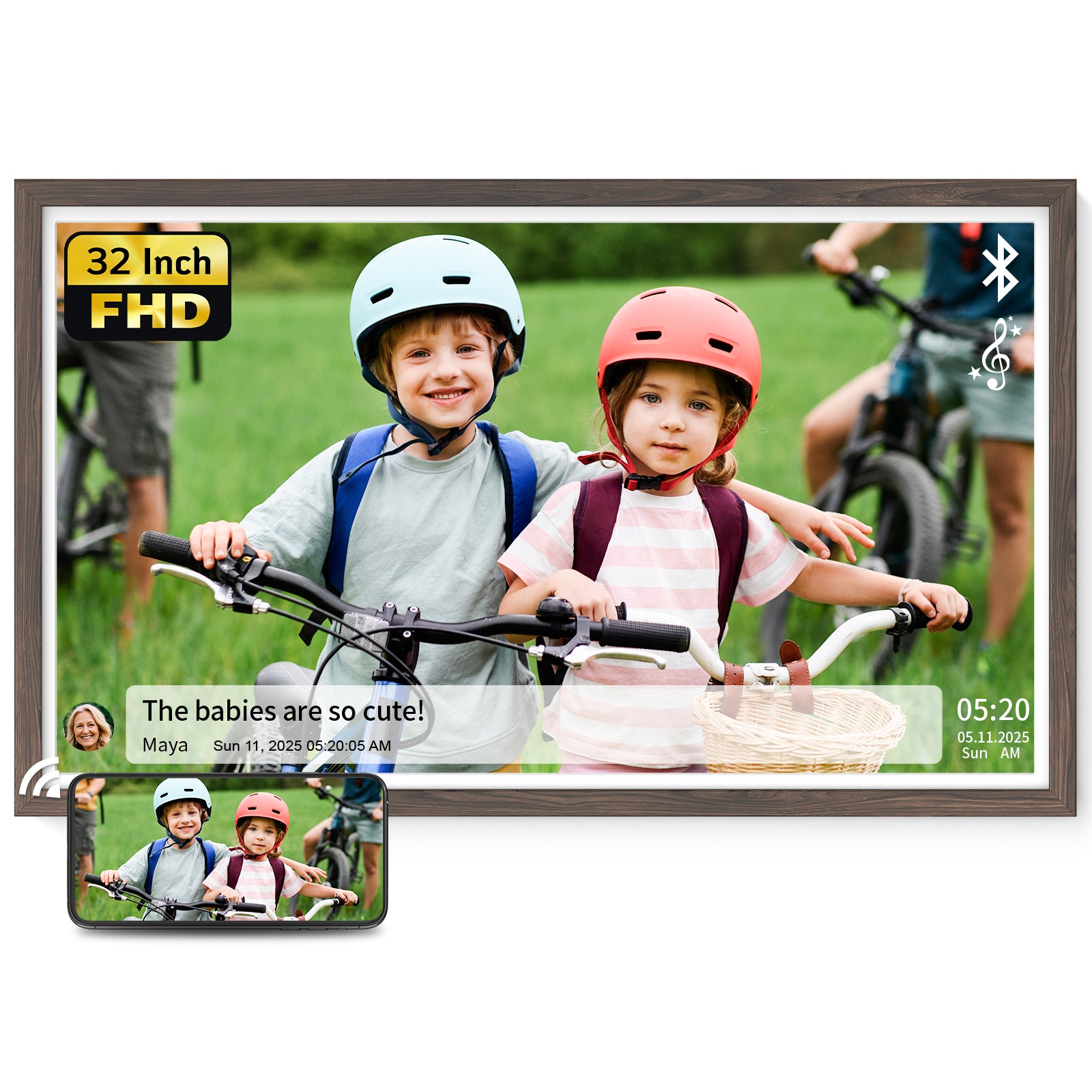 NexFoto Elite Pro 32 | 32 inch Digital Picture Frame( Non-Touchscreen)