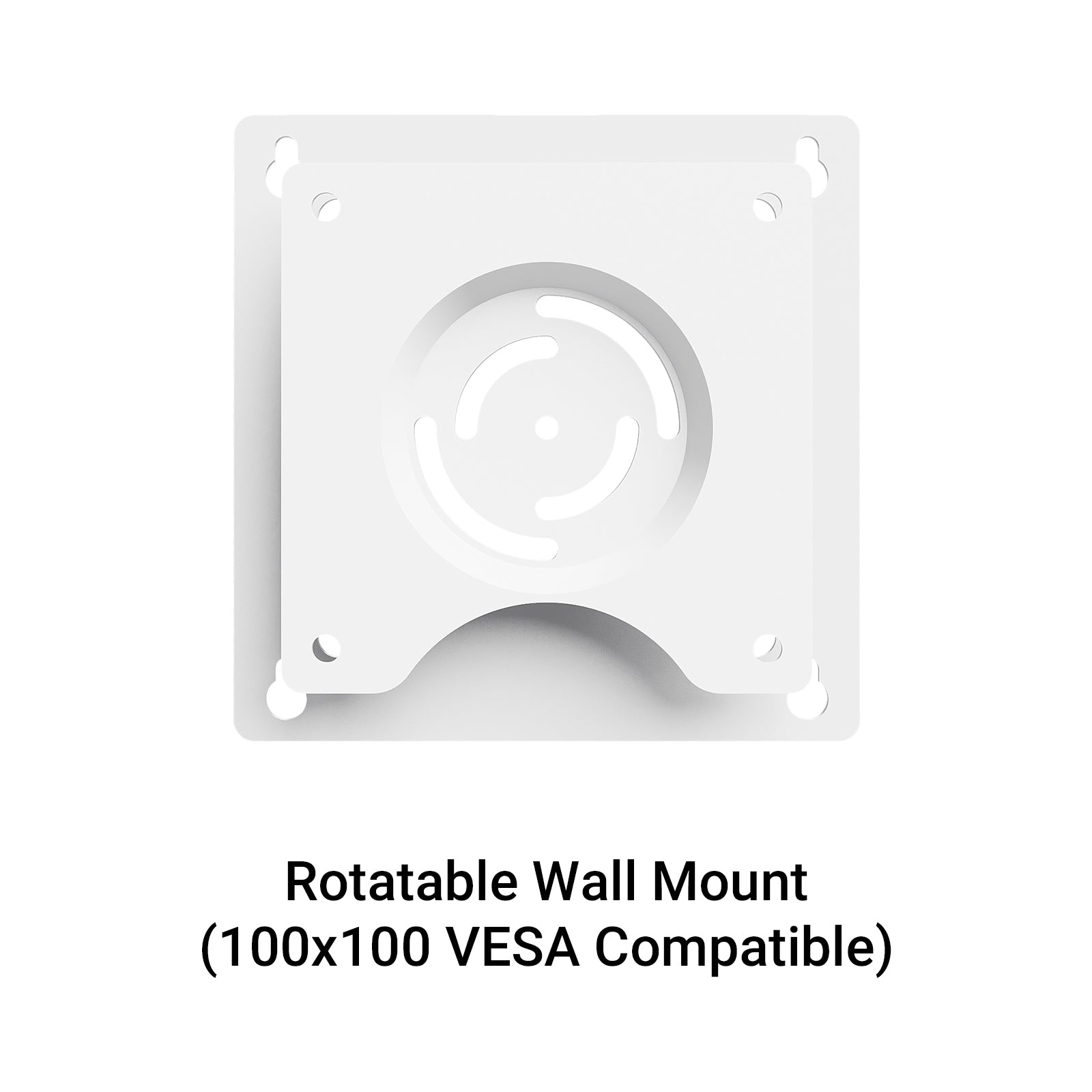 Rotatable Wall Mount for 21.5" to 32" Digital Photo Frames (VESA 100) , White
