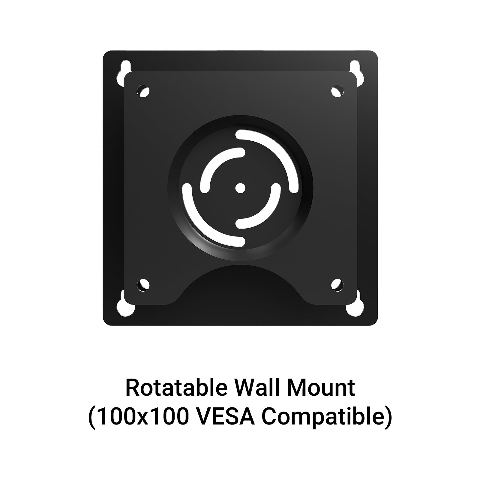 Rotatable Wall Mount for 21.5" to 32" Digital Photo Frames (VESA 100) , Black
