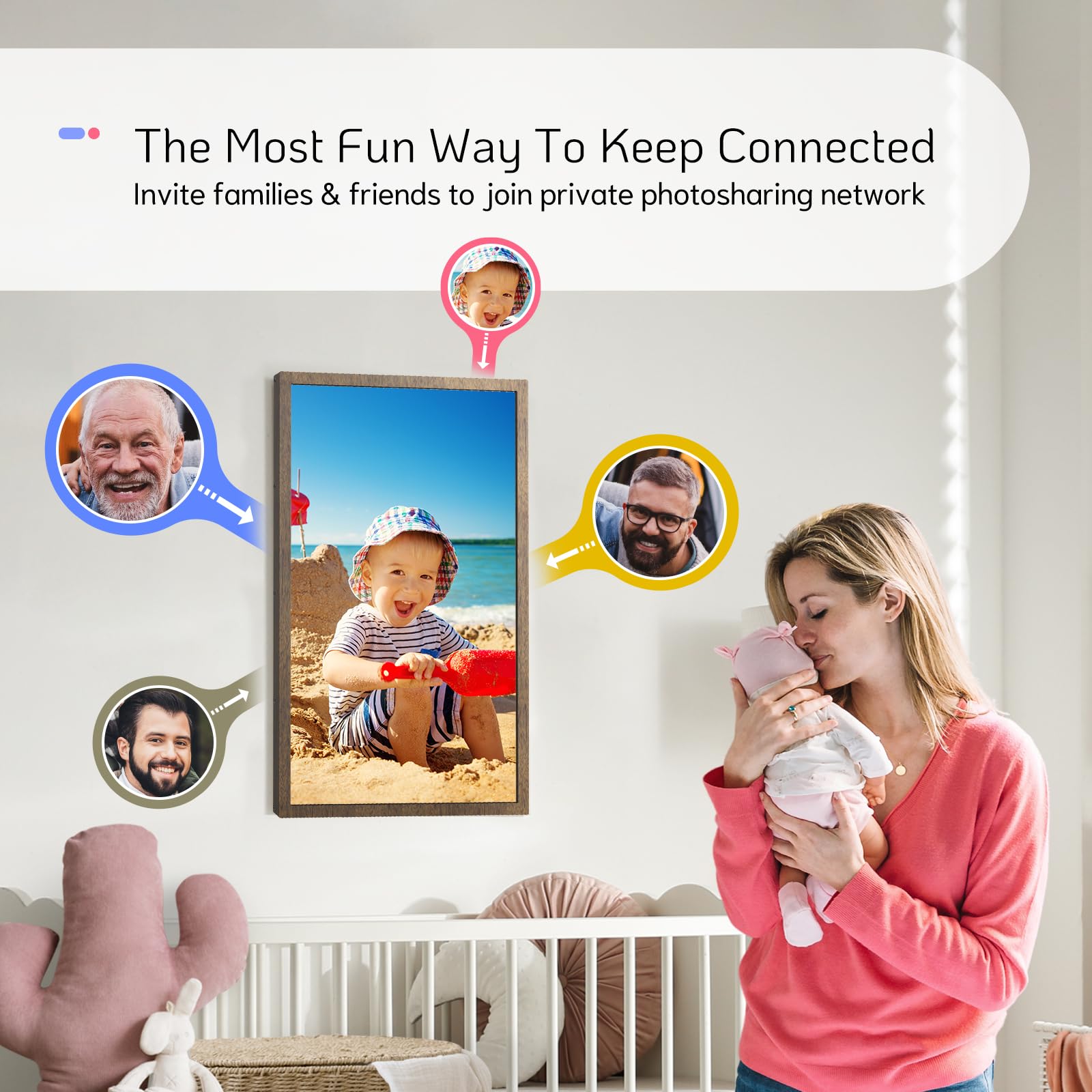 Classic Pro 22 | 21.5 inch Digital Picture Frame( Non-Touchscreen)