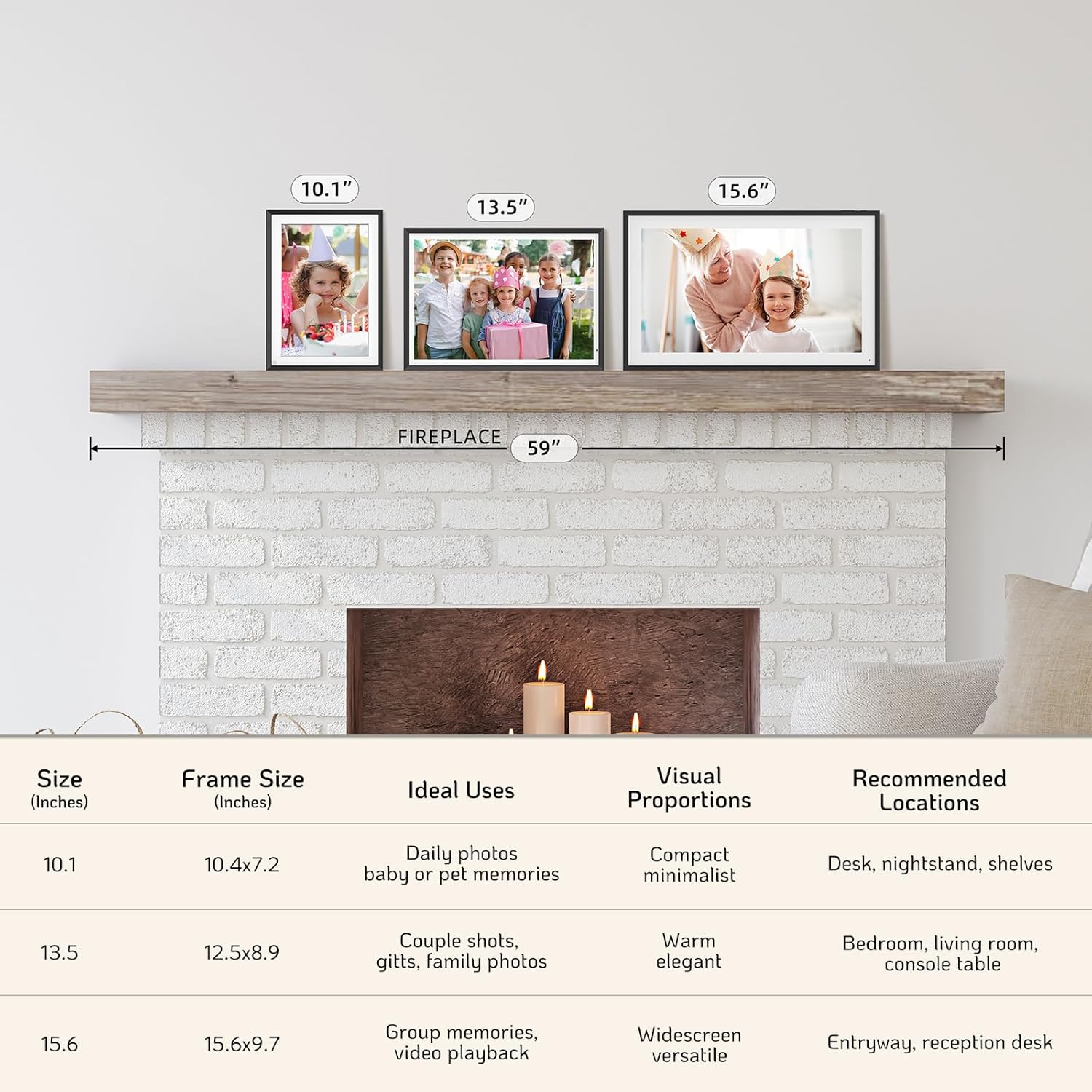 NexFoto Elite Pro 22 Max | 21.5 inch Digital Picture Frame