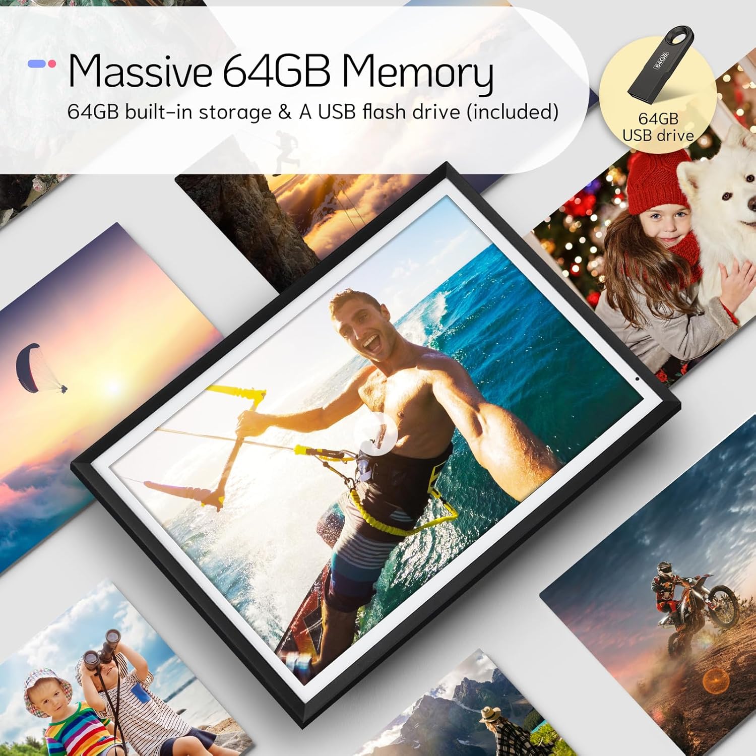 Massive 64GB Memory.