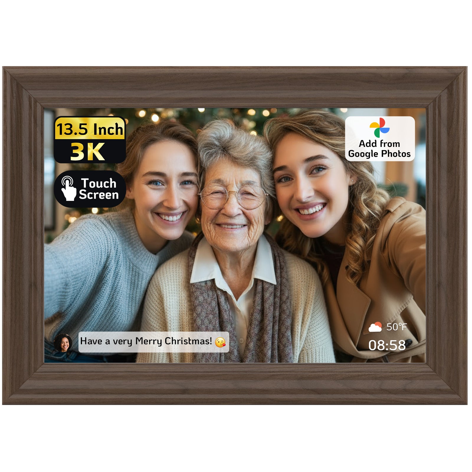 NexFoto Ultra 3K 14 | 13.5 inch Digital Picture Frame