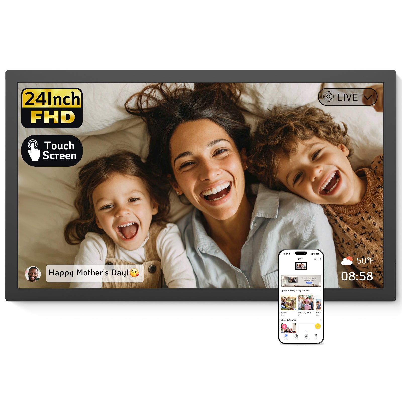 NexFoto Elite Pro Max | Digital Picture Frame