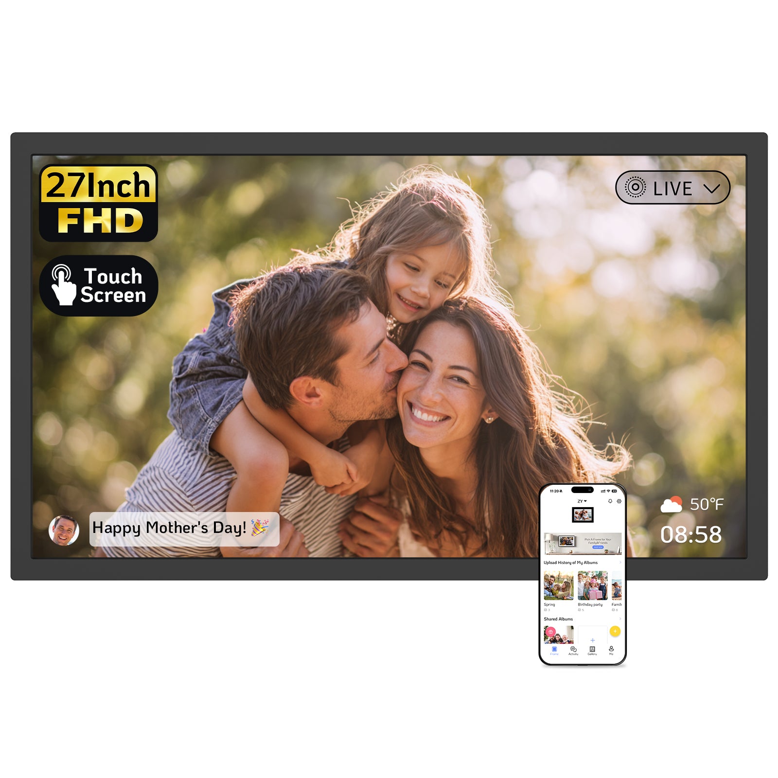 NexFoto Elite Pro Max | Digital Picture Frame