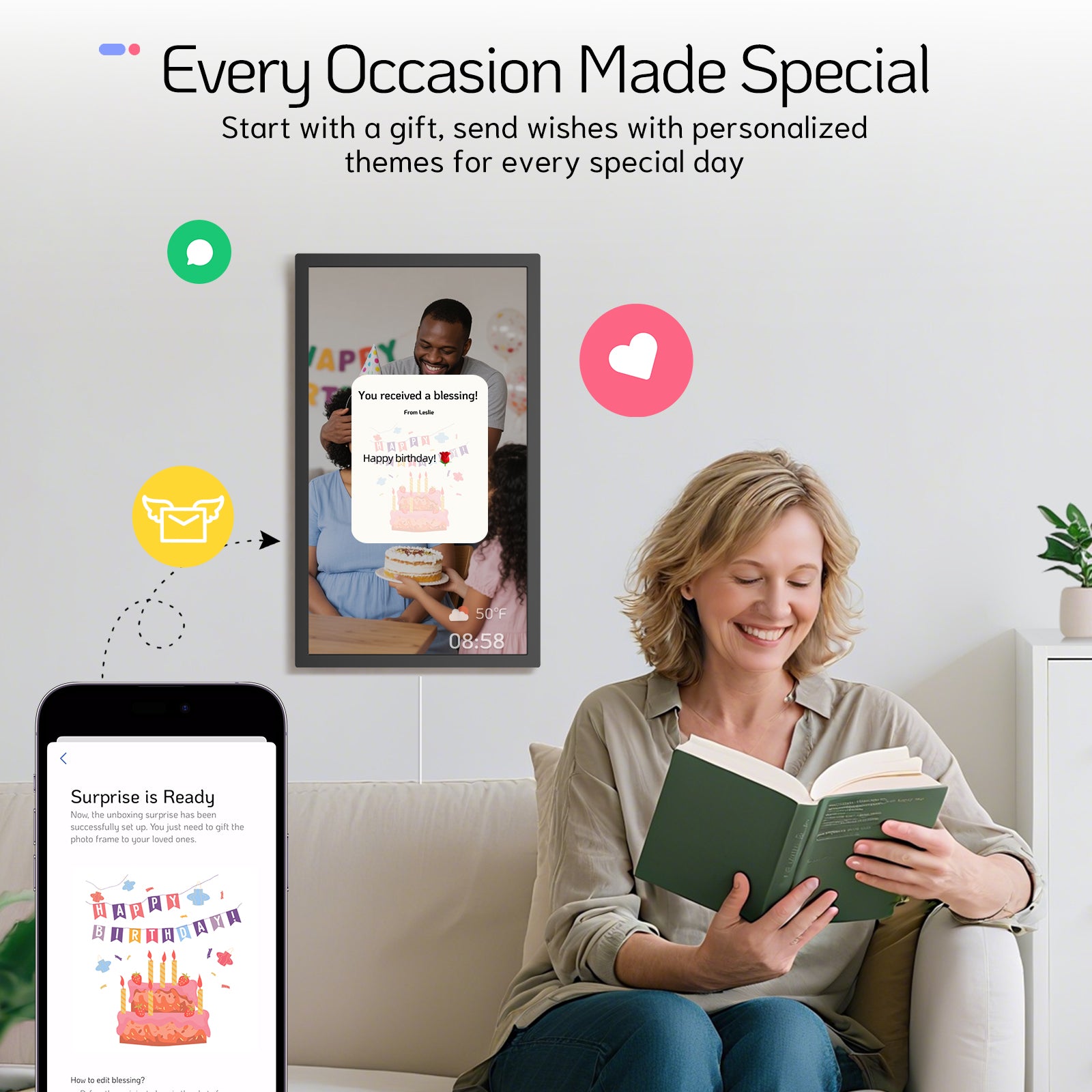 NexFoto Elite Pro | Digital Picture Frame