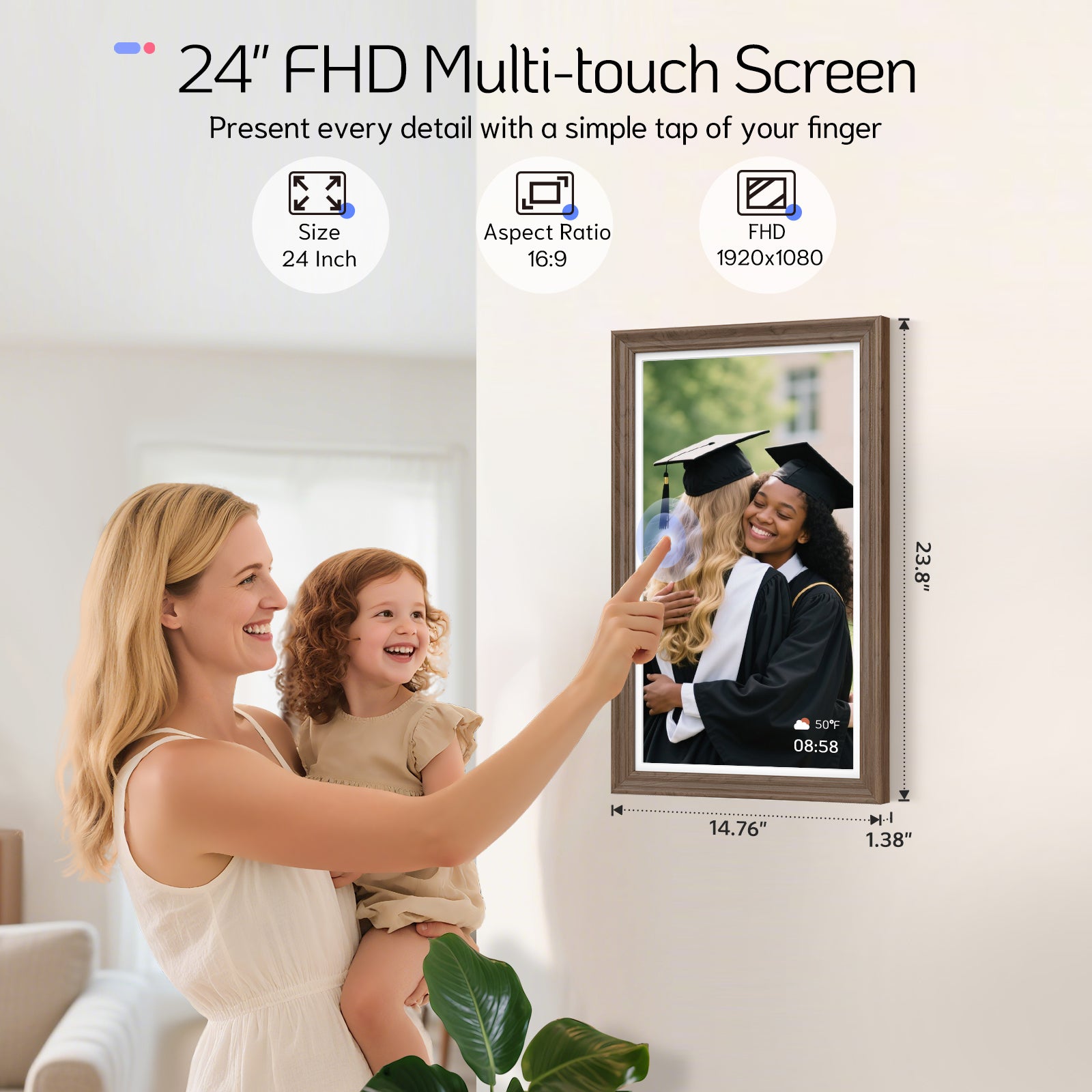24" FHD Multi-touch Screen