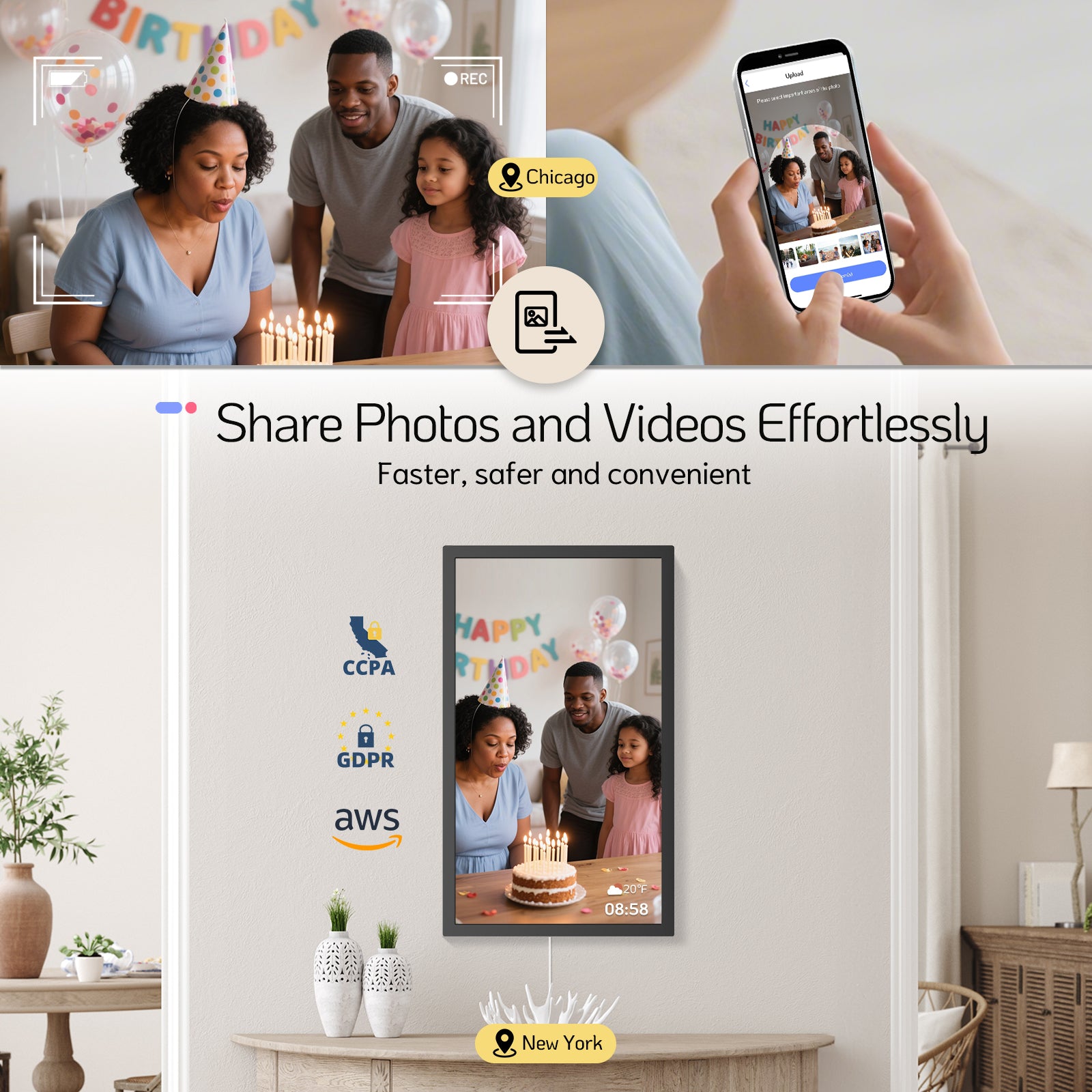 NexFoto Elite Pro Max | Digital Picture Frame