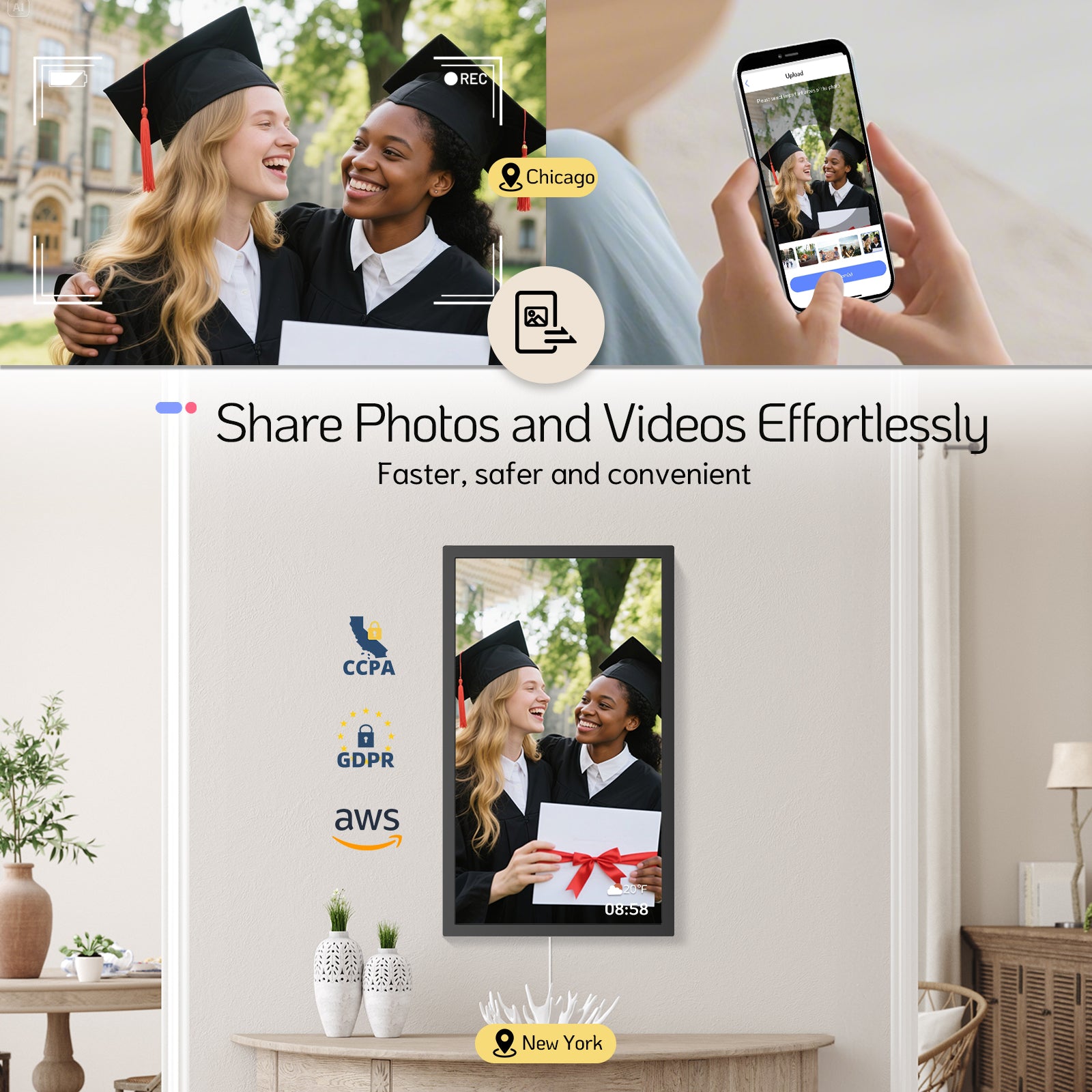 Share Photos and Videos Effortlessly