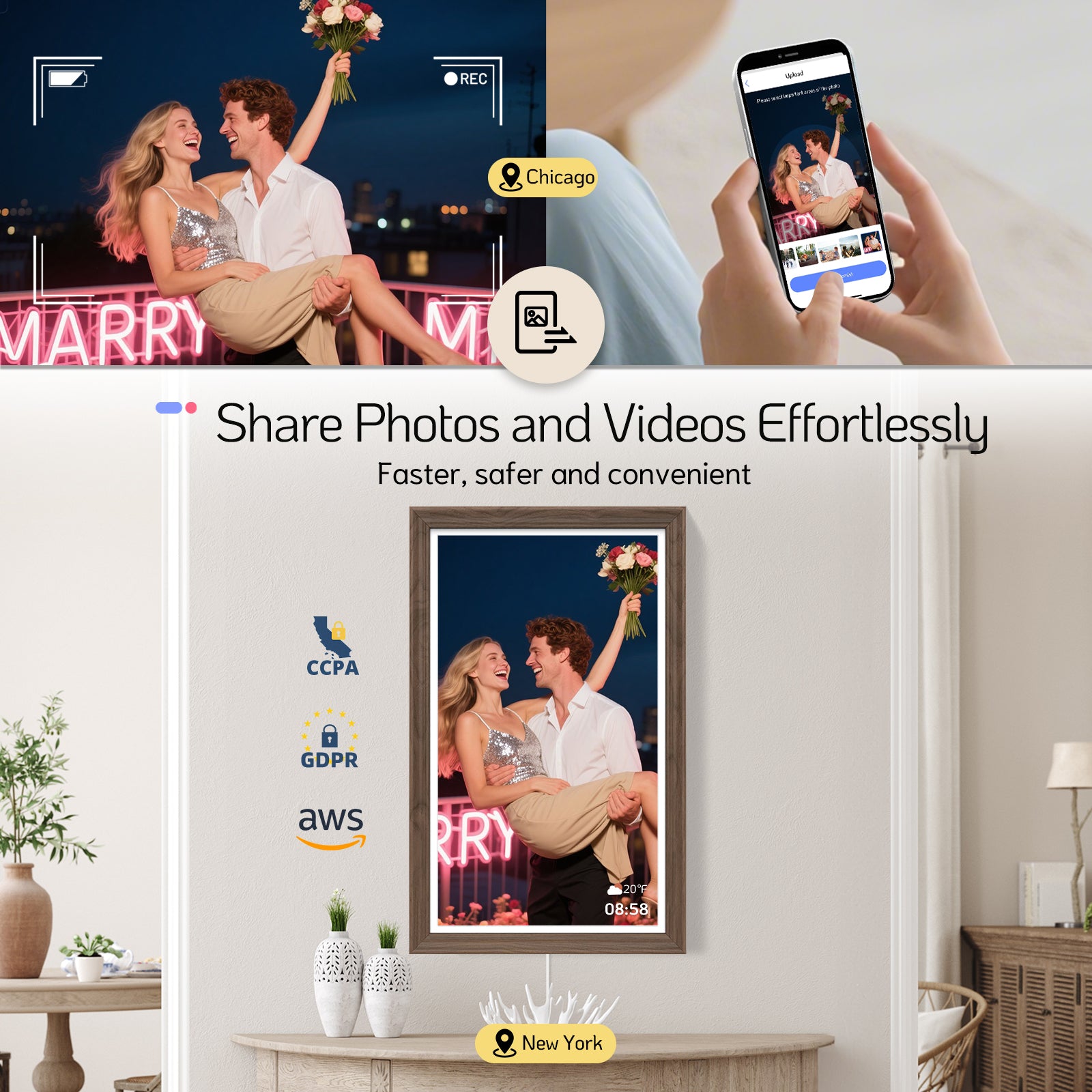 Share Photos and Videos Effortlessly