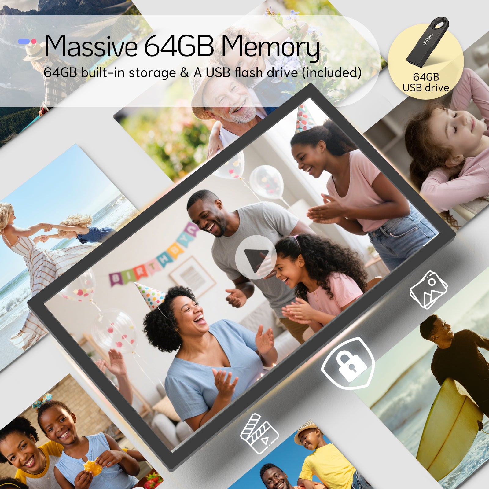 NexFoto Elite Pro Max | Digital Picture Frame