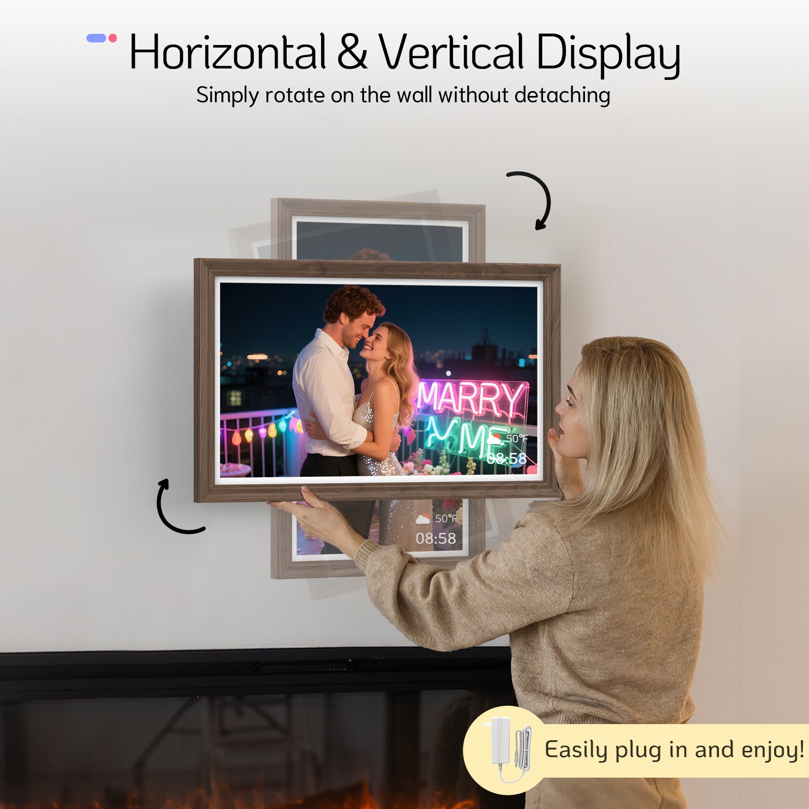 Horizontal & Vertical Display