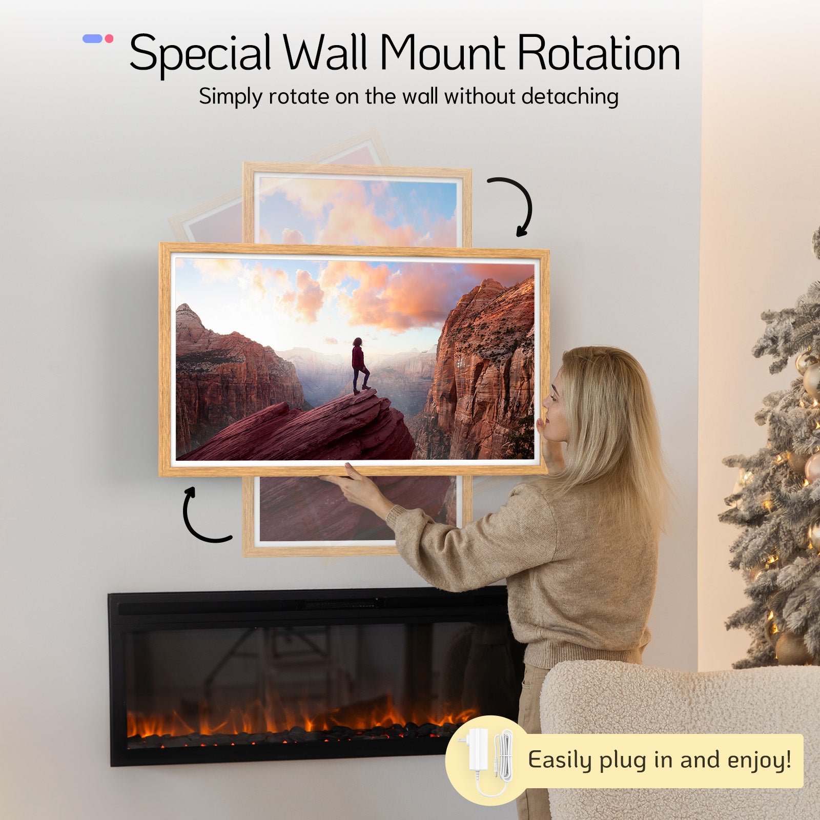 Elite Pro 32 Max | 32" FHD Light Wood Touchscreen