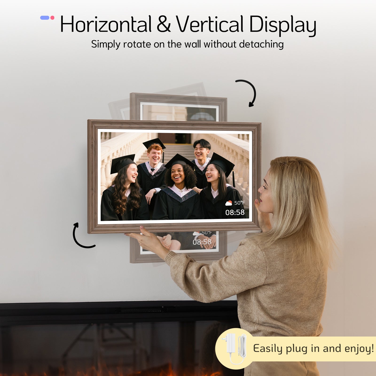 Horizontal & Vertical Display