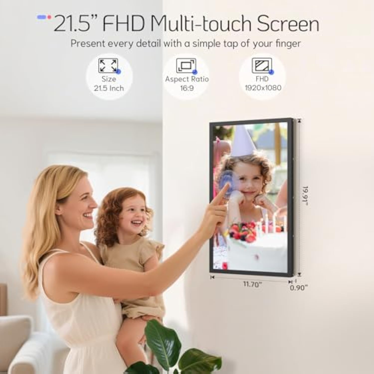 NexFoto Elite Pro 22 Max | 21.5 inch Digital Picture Frame