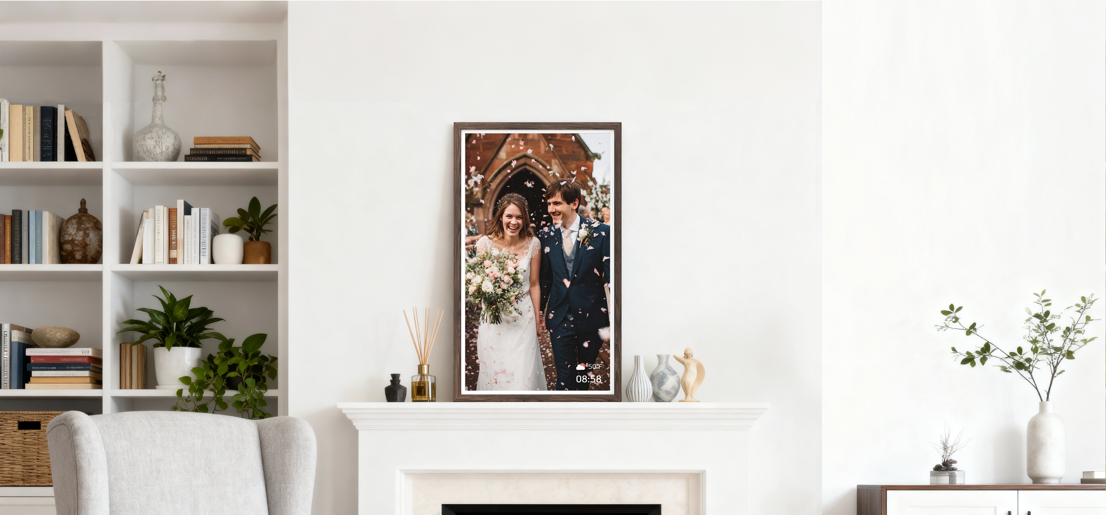 【お得品】【新品】高解像度デジタルフォトフレーム NexFoto 楽天市場】デジタルフォトフレーム フォトフレーム 人感センサー