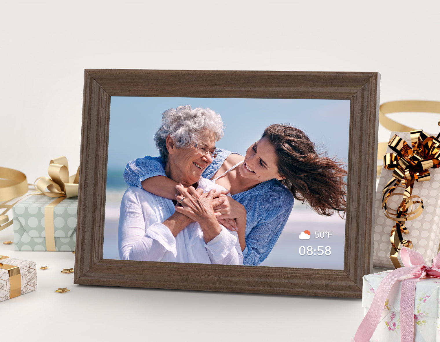 NexFoto Classic Ultra 3K | 13.5 inch Digital Picture Frame