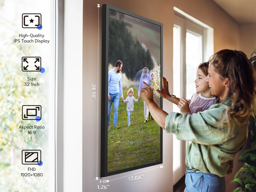 NexFoto Elite Pro 32 Max | 32 inch Digital Picture Frame