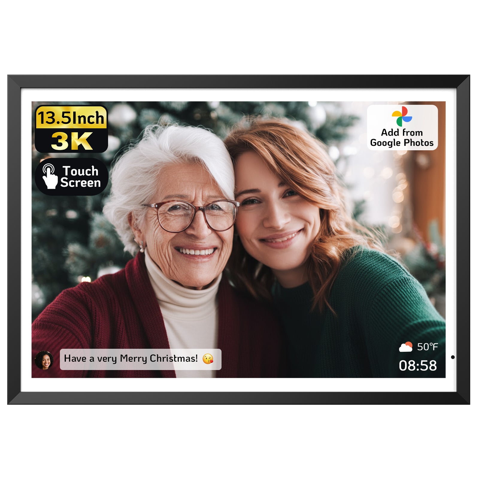 NexFoto Ultra 3K | 13.5 inch Digital Picture Frame
