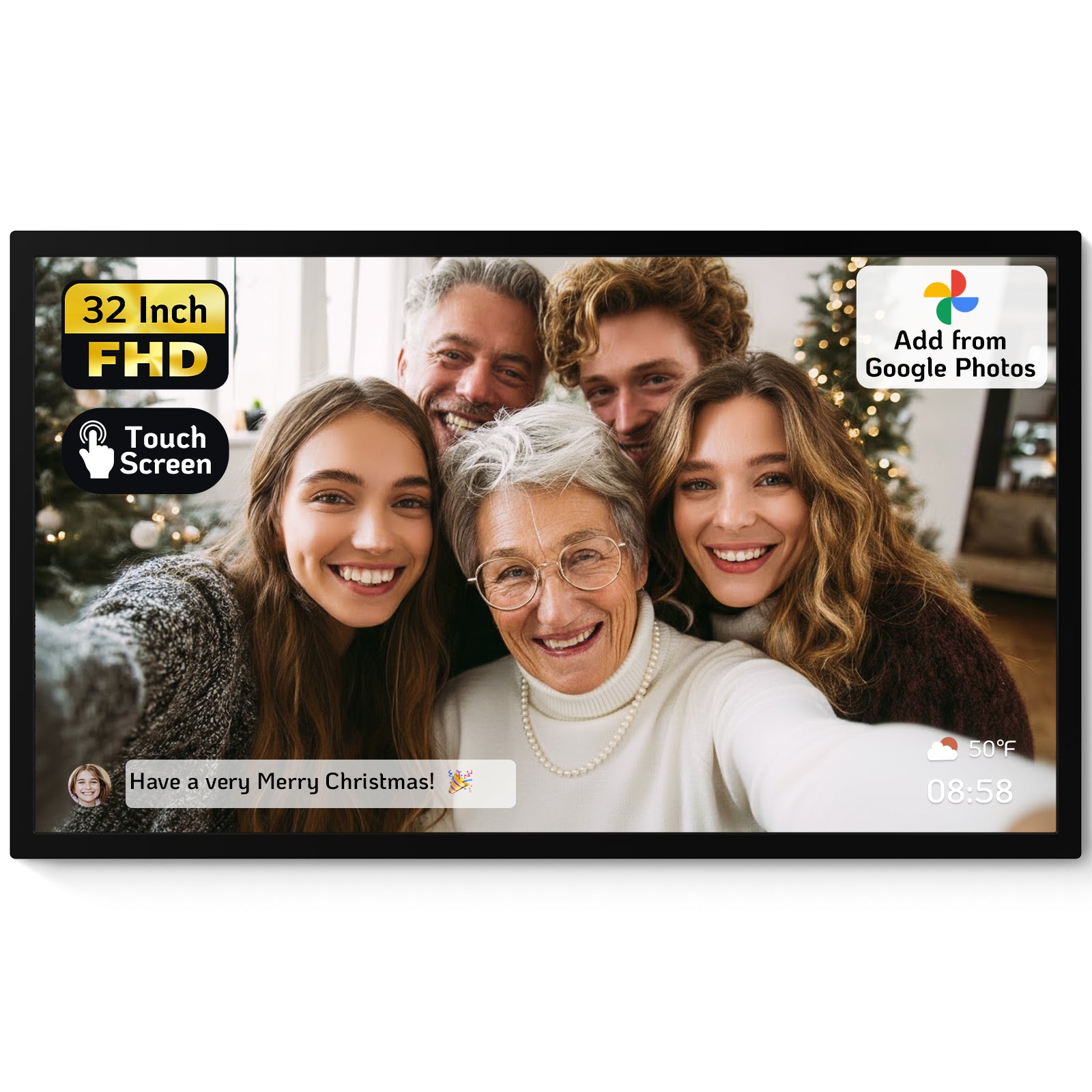 NexFoto Pro 32 Max | 32 inch Digital Picture Frame