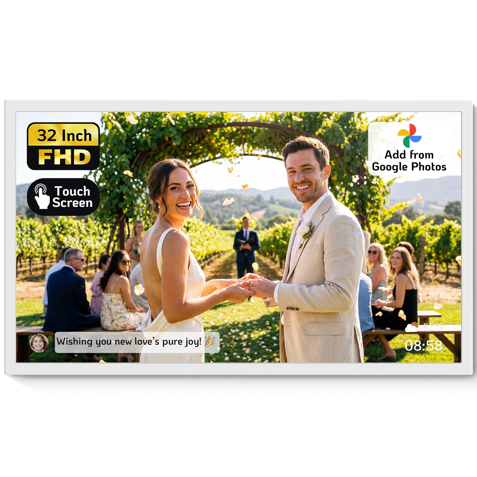 NexFoto Elite Pro 32 Max | 32 inch Digital Picture Frame