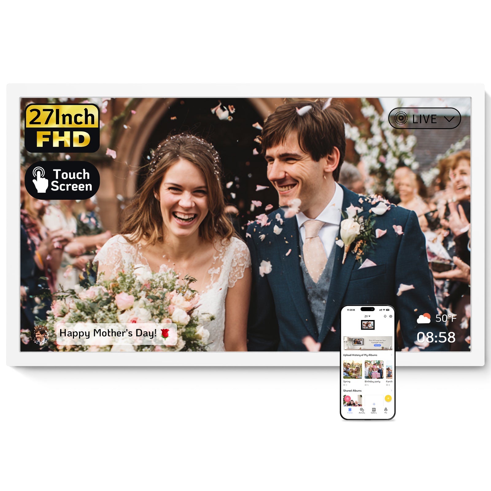NexFoto Elite Pro Max | Digital Picture Frame